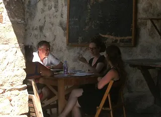 Bianca geeft les bij La Colina