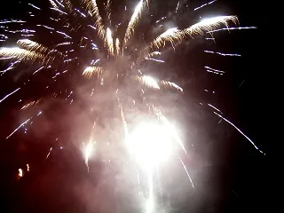 Ontploffende vuurpijl